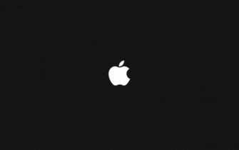 White Apple Logo Wallpaper Desktop iPad Background
