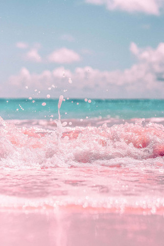 Pink Beach Aesthetic 4ev6lmclhi6g56ms Wallpaper