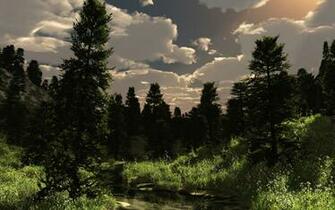Windows 3d Wallpaper The Leading River Spring Widescreen