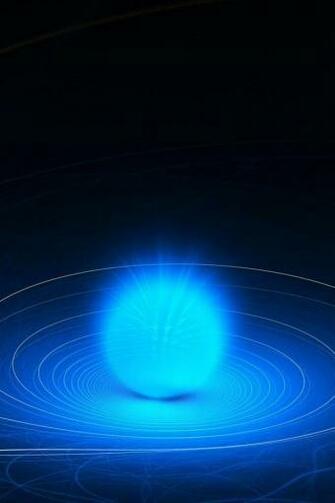 Blue Orb iPhone HD Wallpaper