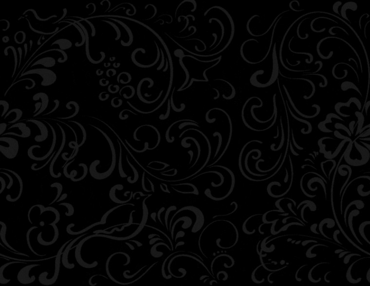 Black Floral Background See To World