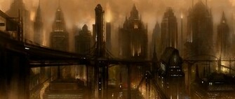 Gotham City Computer Wallpaper Desktop Background Id
