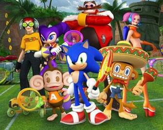 Sega Superstars Tennis Wallpaper In