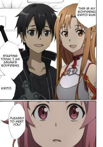 Asuna Yuuki Imagens What Lizbeth Saw Instead Of The Actual Scene