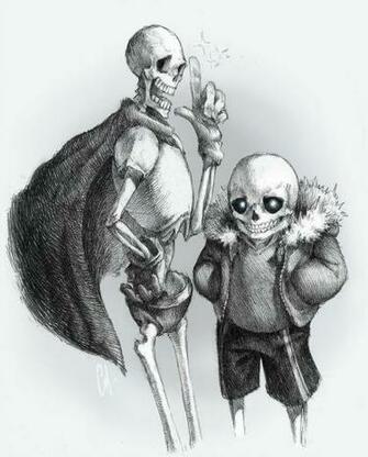 Papyrus And Sans By Salamanshe