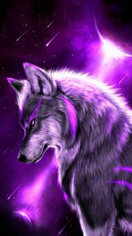 Animated Wolf Logo Wallpaper Pro Olhos De