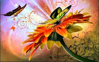 Fantasy Butterfly Wallpaper