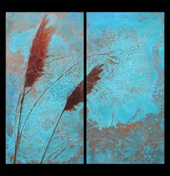 Repin Image Copper Patina Wall Art