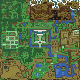 Zelda Capital A Link To The Past Light World Maps