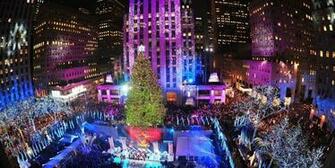 New York Christmas Wallpaper Top