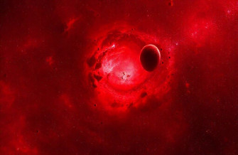 Red Space Wallpaper