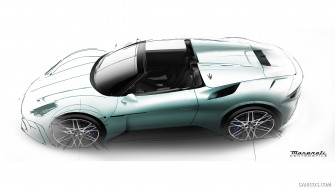 Maserati Mc20 Cielo Design Sketch Caricos