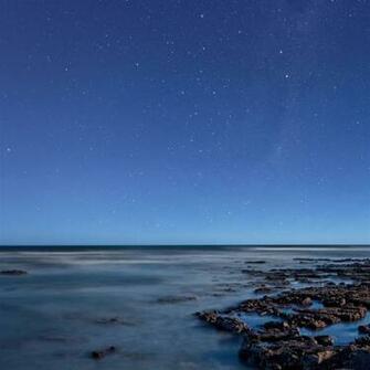 Ocean At Night iPad Air Wallpaper iPhone