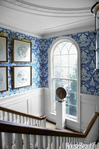 Chinoiserie Chic Large Scale Wallpaper The Vase