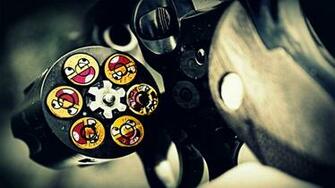 The Promised Wlan Smiley Gun Wallpaper