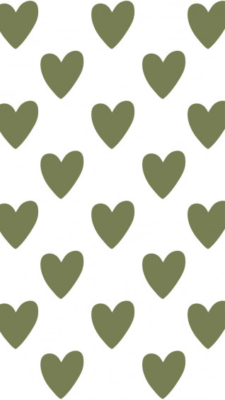 Heartwarming Green Hearts Wallpaper