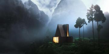 Modern Cabin In The Woods My Wallpaper R Cabinporn