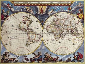 Wallpaper Antique Maps Dawallpaperz