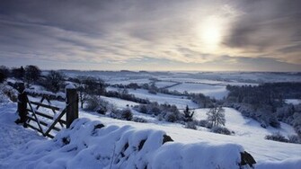 Winter Screensavers Snowing Wallpaper HD Background