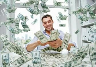 Wallpaper Dollars Banknotes Man Smile Money Many