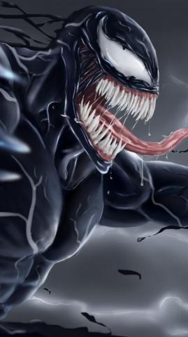 Venom Cartoon Wallpaper On