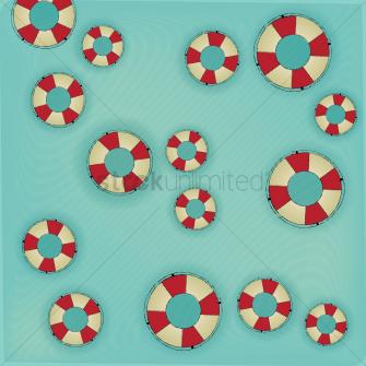 Lifesaver Float Background Vector Image Stockunlimited
