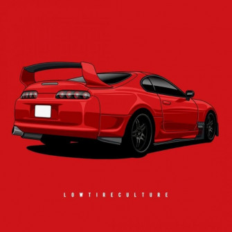 Red Supra Wallpaper In Toyota