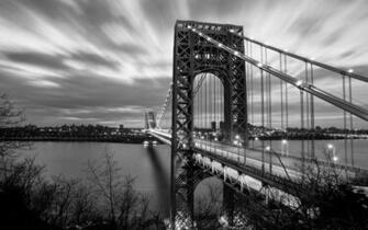 George Washington Bridge Black And White Landscapes