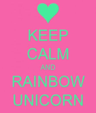 Unicorn Rainbow Wallpaper Keep Calm And