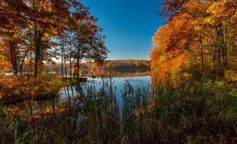 Desktop Wallpaper Usa Ice Lakes Colorado Autumn Nature Lake Grass