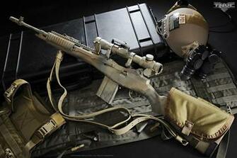 Rifles Scope War Guns Military Sniper Helmets