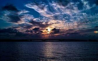 Dark Sunset Wallpaper