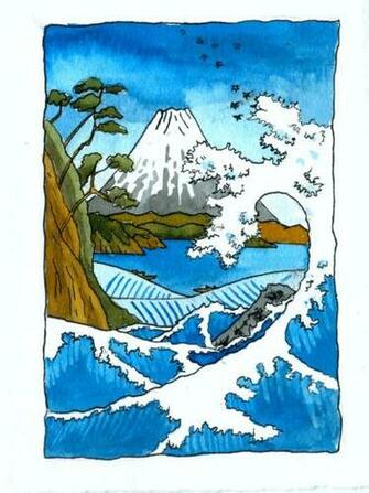 Japanese Wave Graphics Code Comments Pictures
