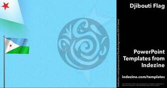 Djibouti Flag Powerpoint Templates