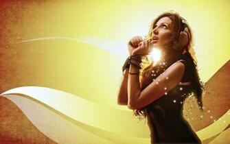 Music Girl HD Wallpaper For Desktop Size