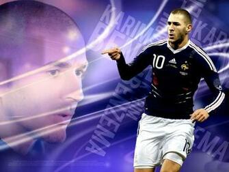 Top Footballer Wallpaper Karim Benzema France Jersey