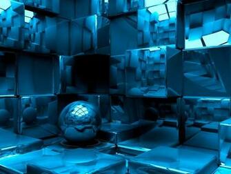 3d Mirror Cubes Exclusive HD Wallpaper