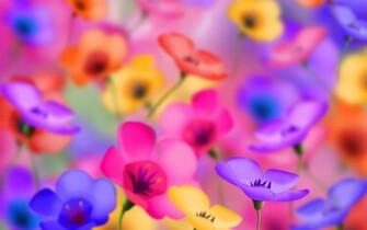 Colorful Flowers Wallpaper