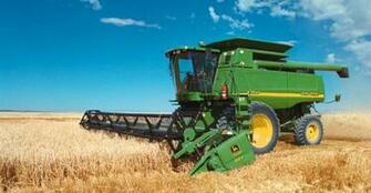 John Deere Combine Wallpaper