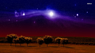 Beautiful Night Sky Wallpaper
