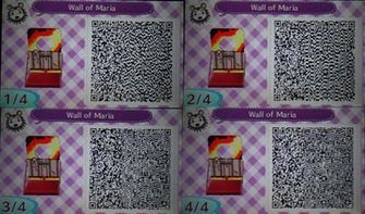 Animal Crossing New Leaf Attack On Titan Qr Code By Xm4rkx
