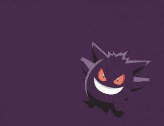 Gengar Minimalist Wallpaper By Ijsj