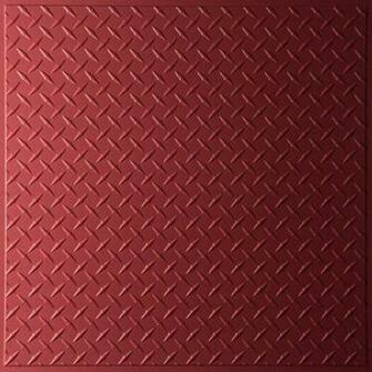 Ceilume Diamond Plate Merlot Ft X Lay In Or Glue Up