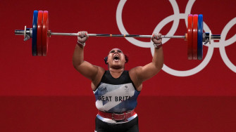 Summer Olympics Weight Lifting Wallpaper