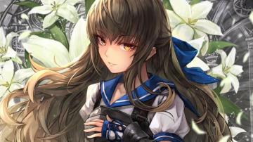 Desktop Wallpaper Anime Girl Warrior School Dress Cute HD