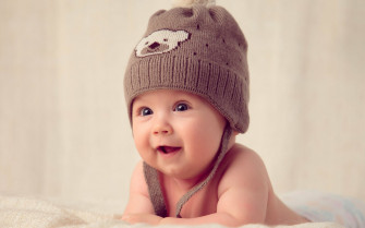 Hat Smile Blue Eyes Photography Baby HD Wallpaper