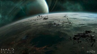 Pin Phone Wallpaper Halo Space Debris