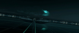 Tron Legacy Landscape Desktop Wallpaper