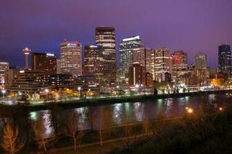 Calgary At Night From Tower HD Walls Find Wallpaper