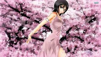 Blossoms Cherry Bleach Kuchiki Rukia Wallpaper